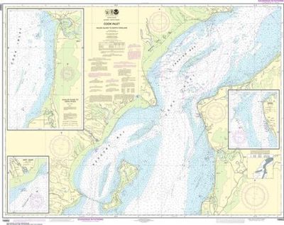 Nautical Chart 16662 - Cook Inlet, Kalgin Island to North Foreland