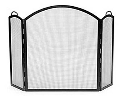 Arched Tri-Folding Fireplace Screen
