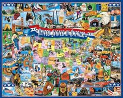 United States Puzzle 1000 Piece 