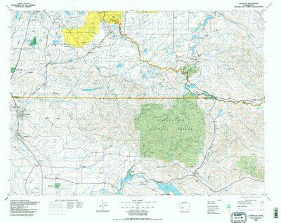 Centralia, 1:100,000 USGS Map
