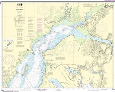 Nautical Chart 16660 - Cook Inlet, North