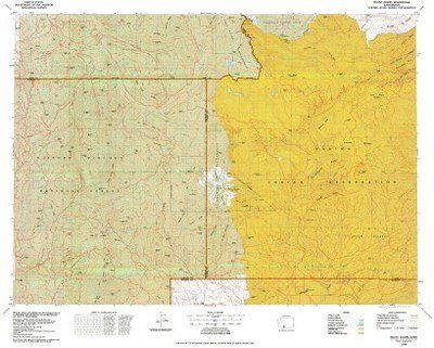 Mt Adams USGS 1:100K Topographic Map