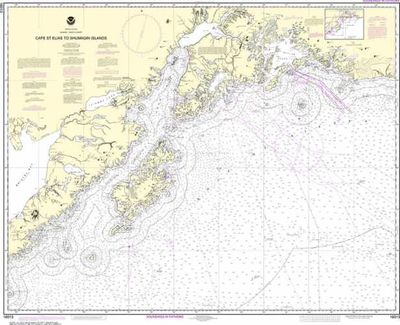Nautical Chart 16013 - Cape St. Elias to Shumagin Islands
