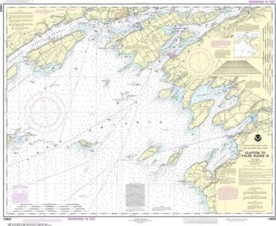 Nautical Chart 14802 (Lake Ontario) Clayton to False Ducks Is.