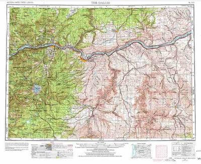 The Dalles, 1:250,000 USGS Map