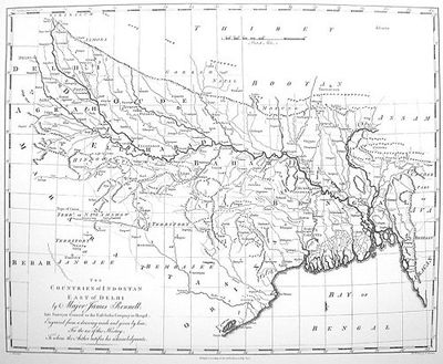 Hindostan 1778 Antique Map