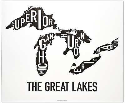 Great Lakes Type Map