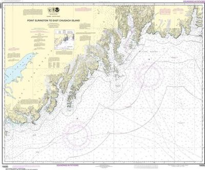 Nautical Chart 16680 Point Elrington to East Chugach Island
