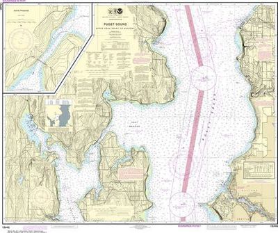 NOAA Nautical Chart 18446 Apple Cove to Keyport