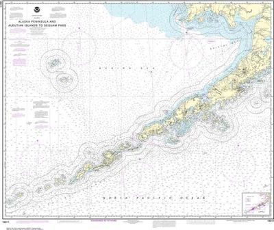 Nautical Chart 16011 - AK Peninsula and Aleutian Islands to Seguam Pass