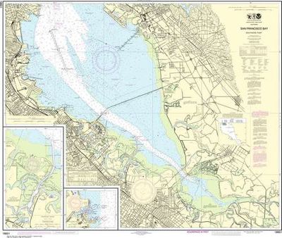 Nautical Chart 18651 San Francisco Bay South NOAA