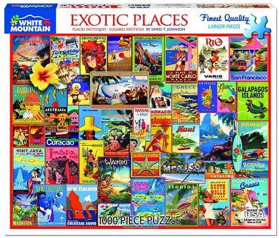 Exotic Places Jigsaw Puzzle 1000 Pieces