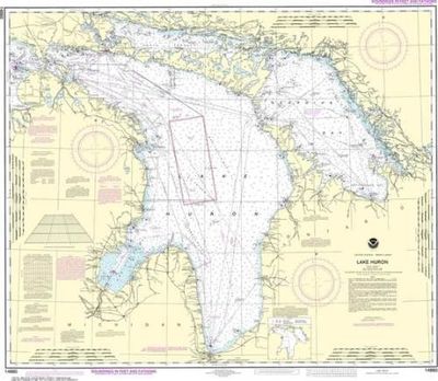Nautical Chart 14860 - Lake Huron