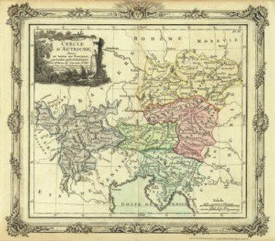 Antique Map of Central Europe 1792 - Austria