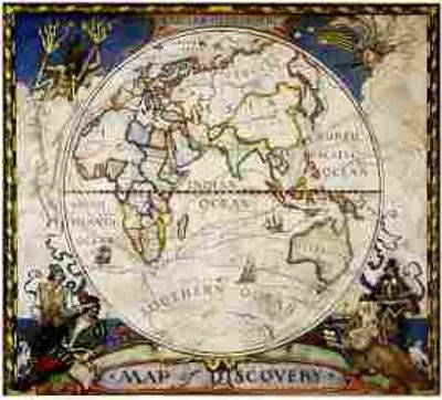 Eastern Hemisphere Vintage Wall Map Poster National Geographic