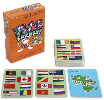 Flag Frenzy Matching Card Game