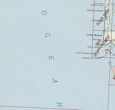 Ilwaco Washington Area Index Map for USGS 1 to 24K Topographic Maps