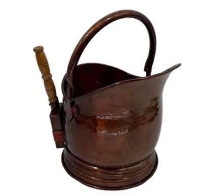 Vintage Coal Bucket with Shovel