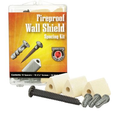 Stoveboard Wall Spacing Kit