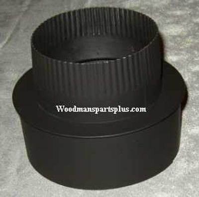 Pipe Adapter from 120mm to 6" Round