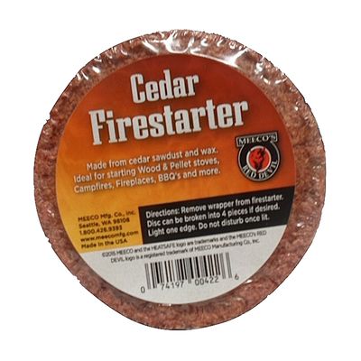 Cedar Firelighting Disc