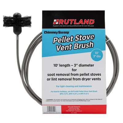 Pellet Stove Brush with Rod