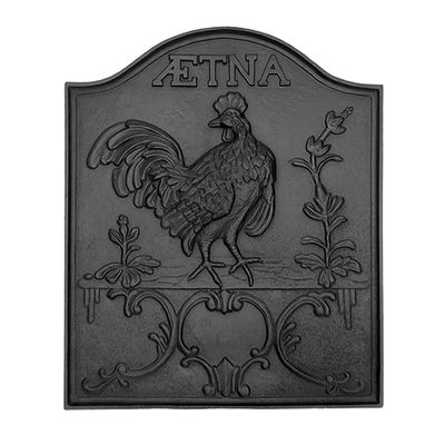 Fireplace Cast Iron Fireback -  Aetna