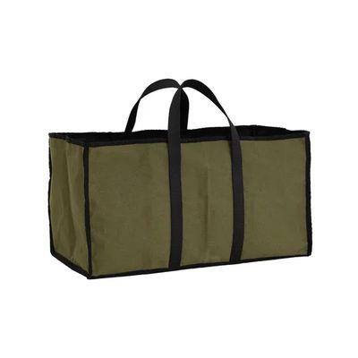 Log Carrier - Olive Green Canvas
