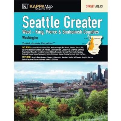Seattle & West King/Pierce/Snohomish County Street Atlas