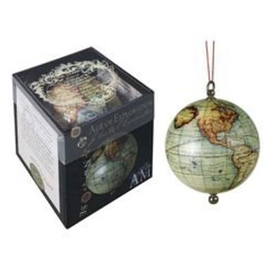 Antique Globe Ornament - Age of Exploration