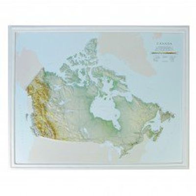 Canada Raised Relief Map