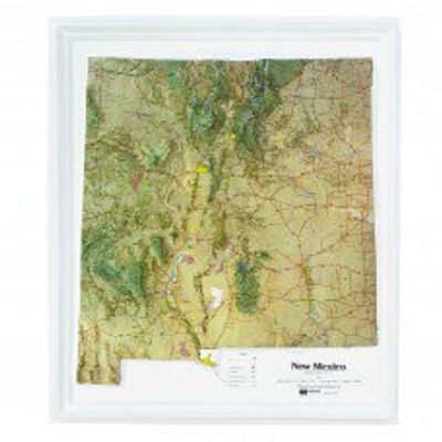 New Mexico Raised Relief Map