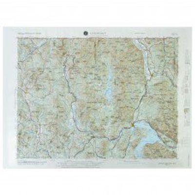 Sandpoint Raised Relief Map