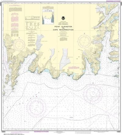 Nautical Chart 16683 Kenai Peninsula NOAA