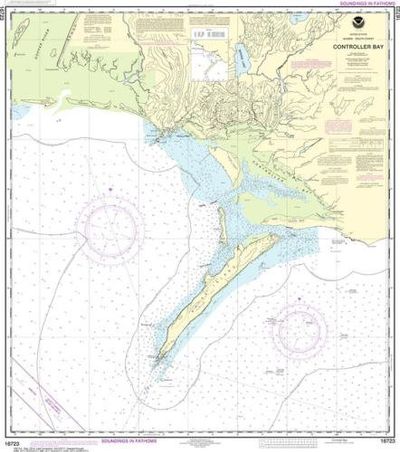 Nautical Chart 16723 - Controller Bay, Alaska