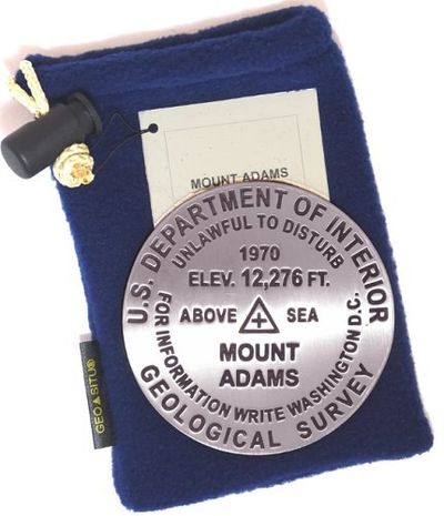 Mt Adams Benchmark Survey Medallion
