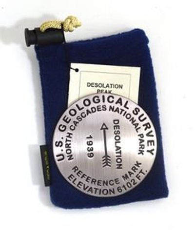 Desolation Peak Benchmark Survey Medallion