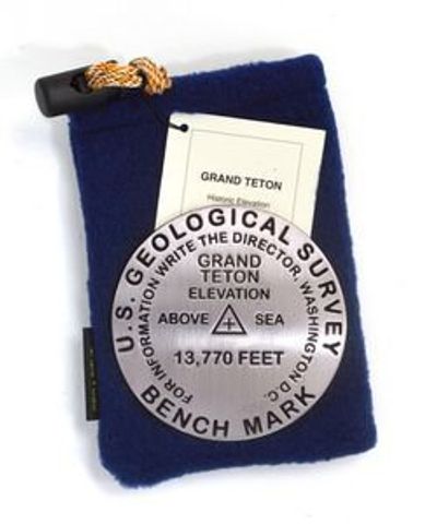 Grand Teton Benchmark Medallion