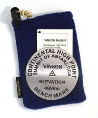 Vinson Massif Benchmark Medallion