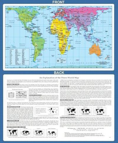 Peters Equal Area Projection - Placemat