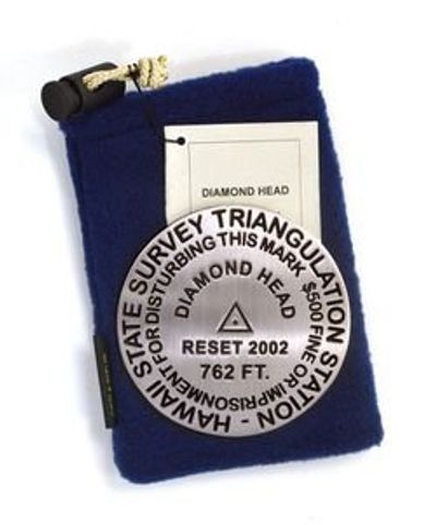 Diamond Head Benchmark Medallion