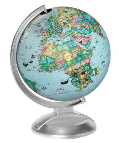 Kids Illuminated World Globe 10"