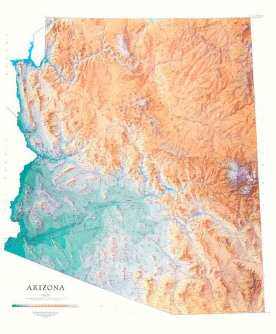 Arizona Wall Map l Raven Maps