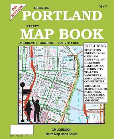 Portland Street Atlas City Map GM Johnson