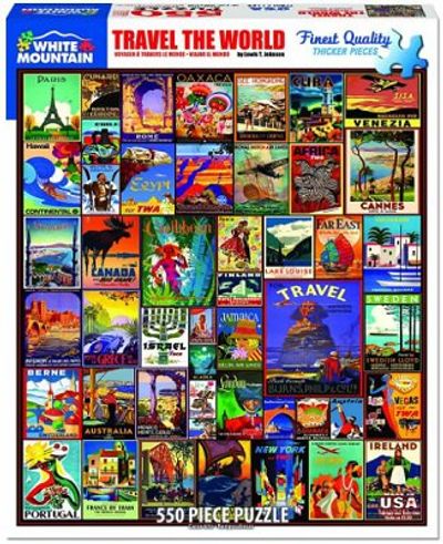 Travel the World 1000 Piece Jigsaw Puzzle