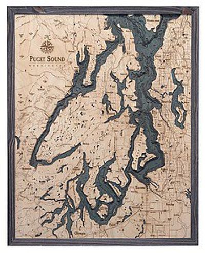 Puget Sound Gray Frame Woodchart
