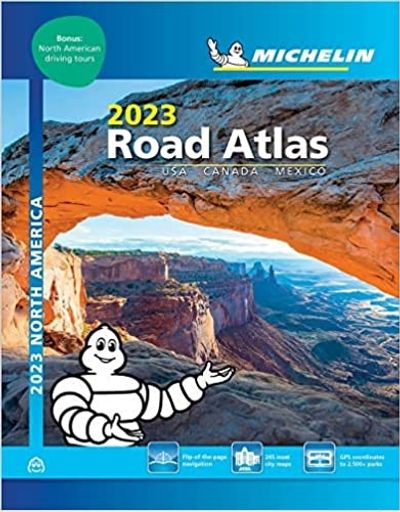 North America Road Atlas Spiral Bound by Michelin