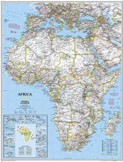 Africa Classic Wall Map National Geographic