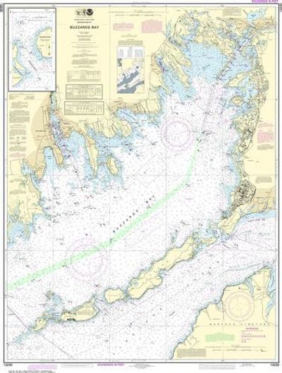 Nautical Chart 13230 Buzzards Bay