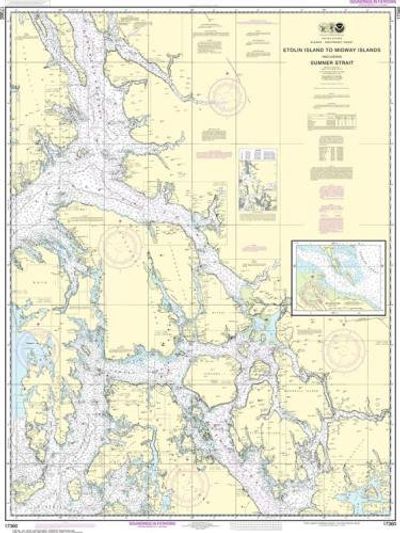 Nautical Chart 17360 Etolin Island to Midway Islands Alaska NOAA